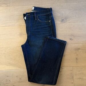 J. Crew dark Indigo Denim jeans 10” vintage straight size 29